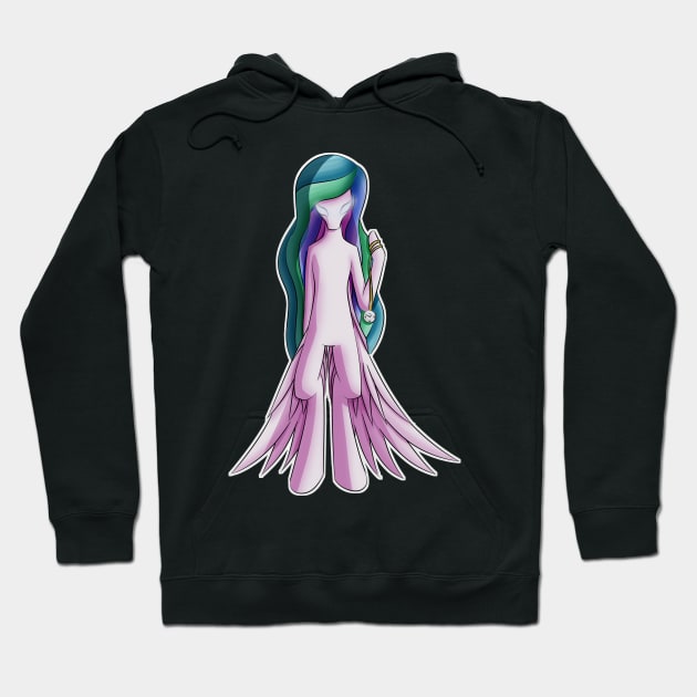 Princess Celestia - Fanart Hoodie by Aleina928